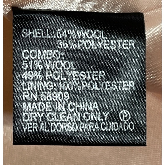 BEAUTIFUL Antonio Melani Tailored Wool/Polyester Jacket Size Medium - Picture 9 of 9